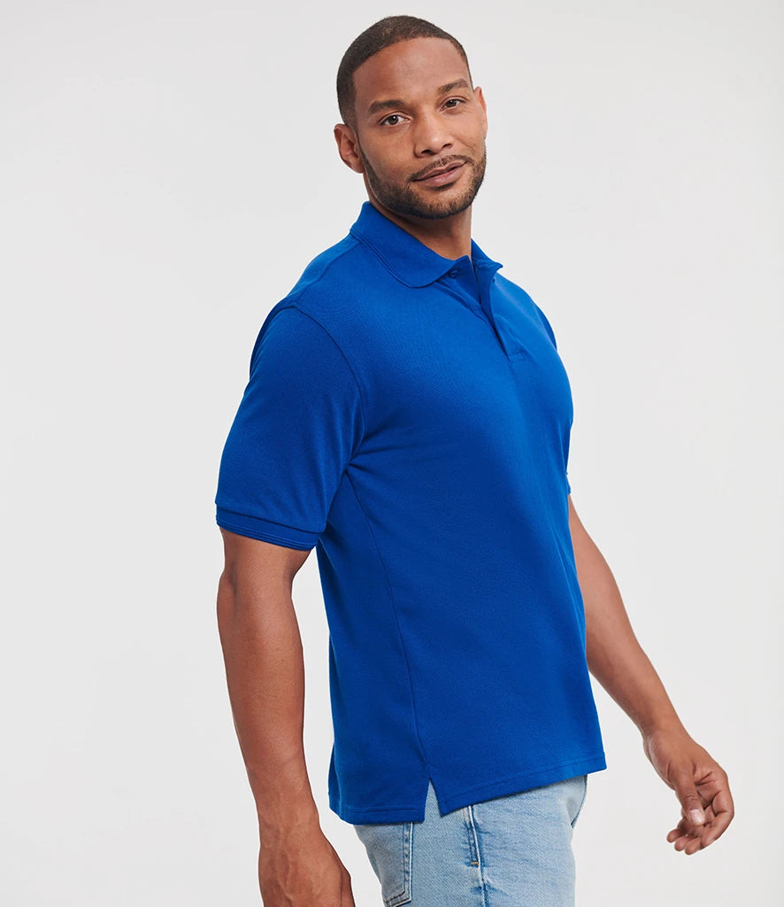5 Polos and 2 Hi-Vis Left Chest Print Bundle