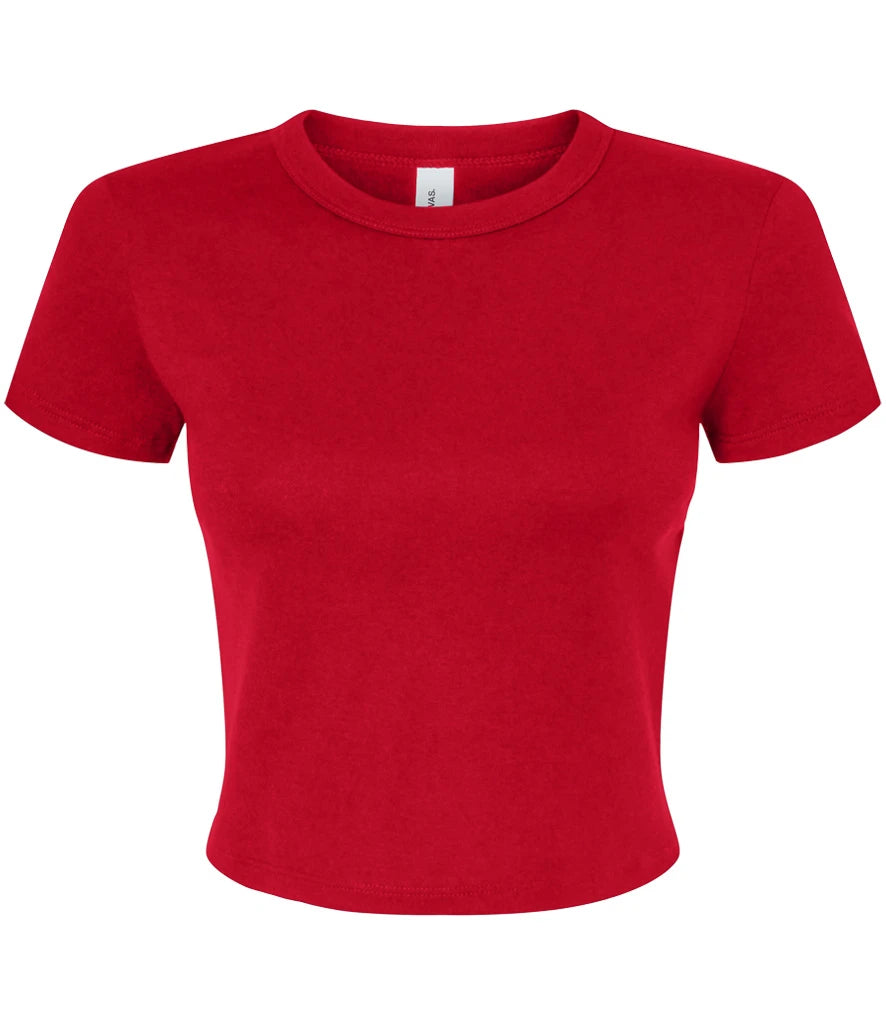 Bella Ladies Micro Rib Baby T-Shirt