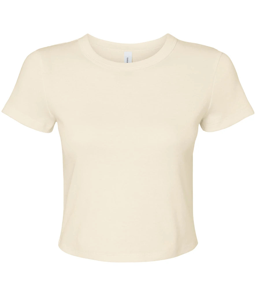 Bella Ladies Micro Rib Baby T-Shirt