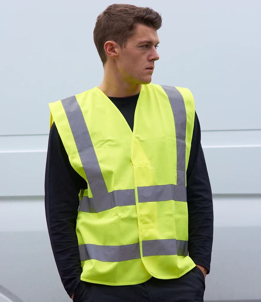 5 Polos and 2 Hi-Vis Left Chest Print Bundle