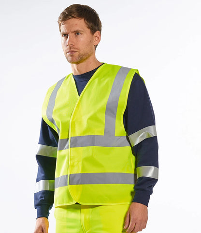 5 Polos and 2 Hi-Vis Left Chest Print Bundle