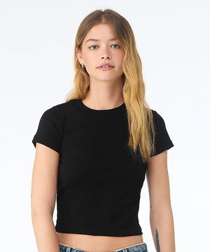 Bella Ladies Micro Rib Baby T-Shirt