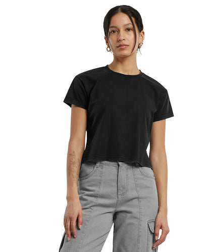 Ladies Vintage Cropped Tee