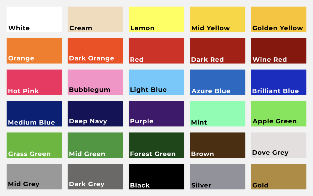 Vinyl Decal - Single Colour