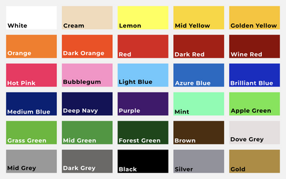 Vinyl Decal - Single Colour
