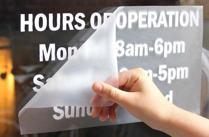 Vinyl Decal - Single Colour