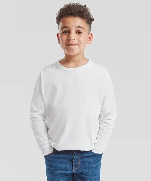 Fruit of the Loom Kids Long Sleeve Value T-Shirt