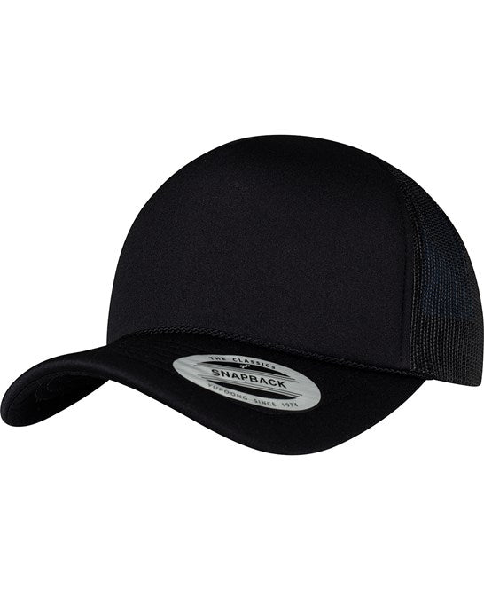 Flexfit Foam Trucker Cap Curved Visor